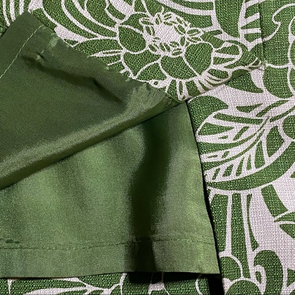 Ann Taylor Loft Petites Green Floral Pencil Skirt - Picture 4 of 5